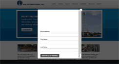 Desktop Screenshot of bhlinternational.com